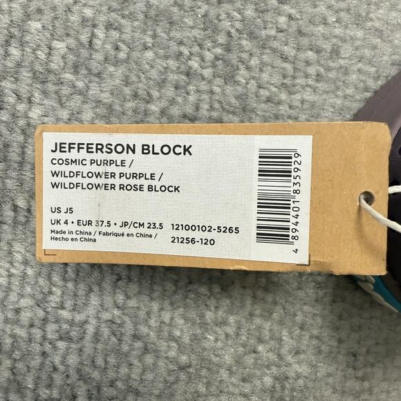 Native Shoes Youth Size 5 Purple Pink Jefferson Block Perforated Slip On EVA - Picture 7 of 12